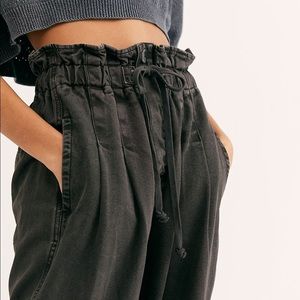 NWOT Free People Paperbag Margate Trousers Pants